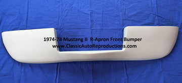 1974-1978 Mustang II R Apron Front Bumper