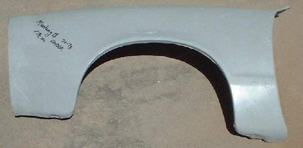 1974-1978 Mustang II Fiberglass Fender - Passenger side